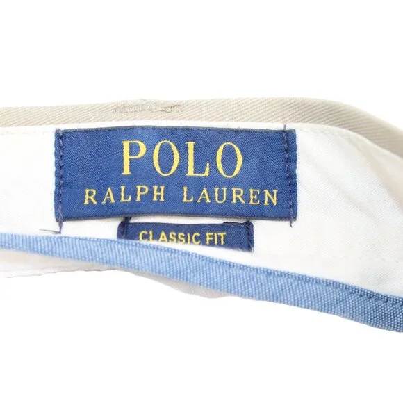 Polo Ralph Lauren Mens Sz 32X29 Stretch Classic Fit Flat Chino Light Tan Pants - Picture 11 of 16